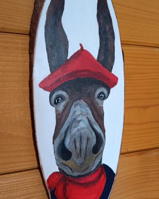 Dipinto su Legno - Asinello