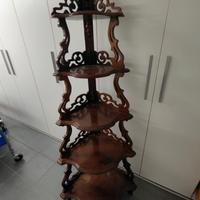 antica etagere  stile vittoriano 