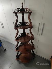 antica etagere  stile vittoriano 