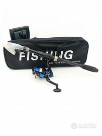 Kit Canna da Pesca telescopica