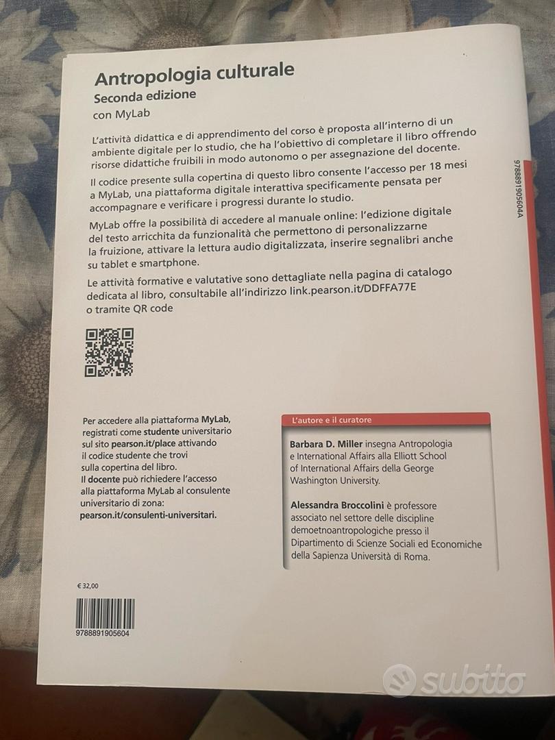 Libro Antropologia Culturale Miller Broccolini - Libri e Riviste In vendita  a Roma