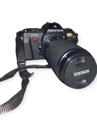 Pentax P30 fotocamera analogica a rullino acessori