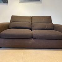 Divano 2 posti Poltronesofà + pouf