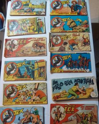 TEX strisce varie serie ORIGINALI