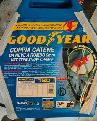 Catene da neve  Goodyear G9, misura 120 - nuove