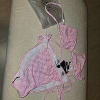 Bikini Gucci donna rosa TG L costume bagno 