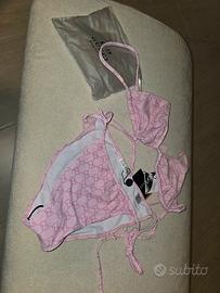 Bikini Gucci donna rosa TG L costume bagno 