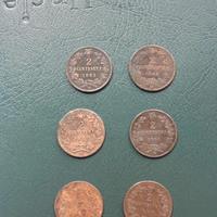 Monete da 2 centesimi regno d’Italia