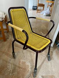 Sedia spaghetti vintage anni ‘70
