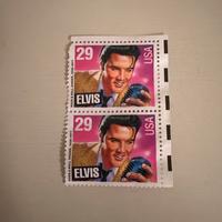 2 Francobolli da collezione U.S Elvis  Presley.