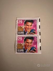2 Francobolli da collezione U.S Elvis  Presley.