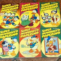 Lotto 6 Super Almanacco Paperino Vintage  '78/'79