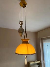 Lampadario sali e scendi 1950