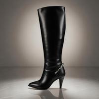 Stivale al polpaccio vero cuoio ita