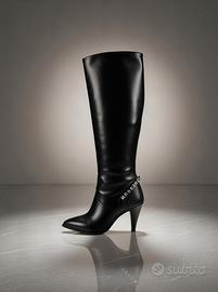 Stivale al polpaccio vero cuoio ita