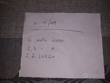 Telo copertura caravan