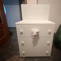 Fasciatoio marca Pali con 3 cassetti e vaschetta