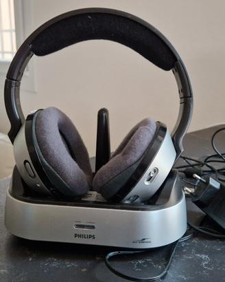 Cuffie Philips wireless con base ricaricabile