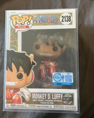 Funko Pop One Piece Luffy Metallic Hot Topic BC