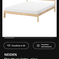 Struttura letto Neiden
