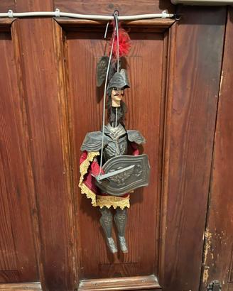 Pupo Siciliano marionetta cm50 vintage Rosso