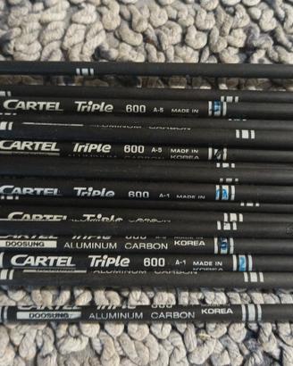 frecce per arco cartel triple spine 600