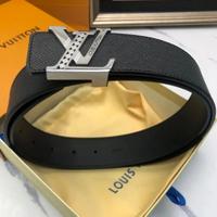 Cintura da uomo LV nera