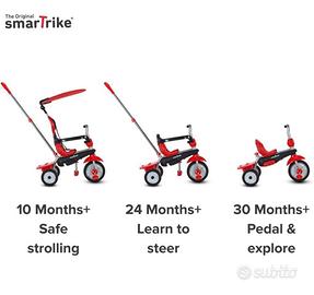 Triciclo SmartTrike 3 in 1
