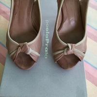 Sandali a décolleté di Paola Prata N.36 in pelle