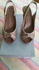 Sandali a décolleté di Paola Prata N.36 in pelle