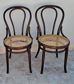 Set 2 sedie Thonet "Sautto & Liberale" metà '900