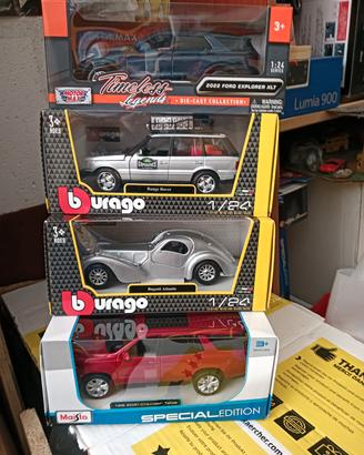 MODELLINI FORD BUGATTI RANGE ROVER CHEVROLET  SUV 