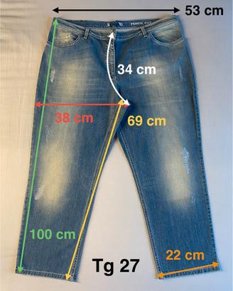 Jeans calibrato tg 27 o 29