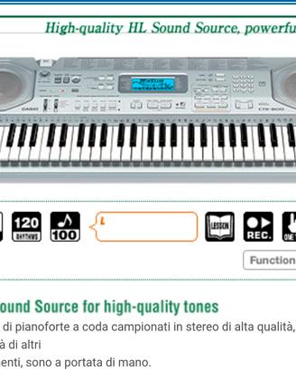 Casio CTK-800 tastiera semiprofessionale