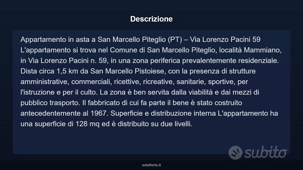 Appartamento – San Marcello Piteglio, Mammiano - Vista 5