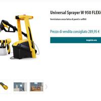Wagner Flexio w950 - Verniciare a spruzzo