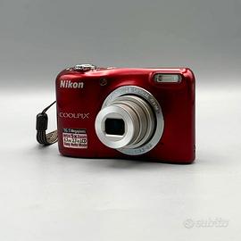 Fotocamera Nikon Coolpix L27 Rossa 16.1MP  5x Zoom