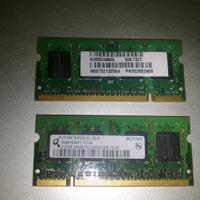 Ram pc 2 pezzi 512 mb pc2-5300s 1 gb totali