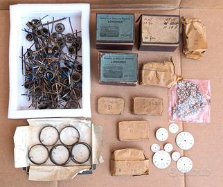 Lotto ricambi orologi d'epoca watch spare parts