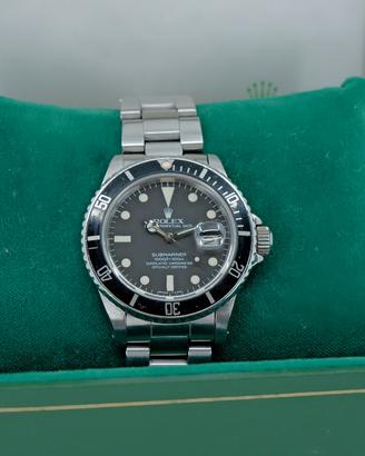 ROLEX SUBMARINER 16800 MATTE DIAL PALLETTONI 1981 