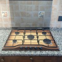 Piano cottura a gas a 5 fuochi - Rex 86x50cm