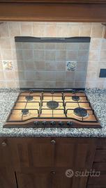 Piano cottura a gas a 5 fuochi - Rex 86x50cm