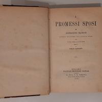 Libro antico I promessi sposi del 1886