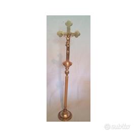 croce Astile Processionale epoca primi 900