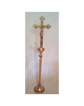 croce Astile Processionale epoca primi 900