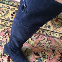 Stivale cuissard, Bata, blu