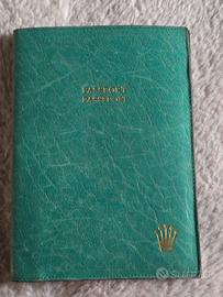 Porta passaporto Rolex in pelle