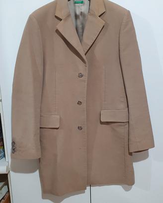 Cappotto uomo cammello Benetton tg. 50