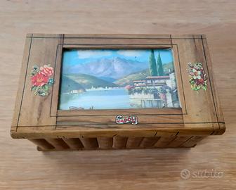 Scatola legno Sorrento con aperture a scomparsa