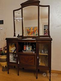 Vetrina Serbante con grande specchiera -Separabili